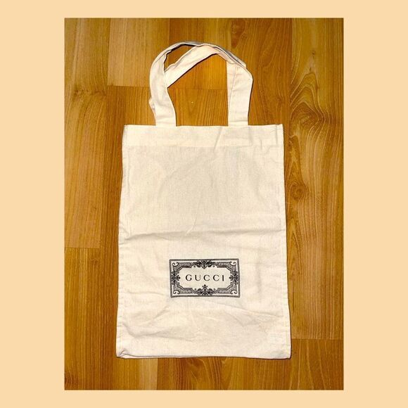 GUCCI Canvas Mini Tote Bag Gucci Canvas Mini Tote Bag GUCCI Canvas Mini Tote Bag - Picture 1 of 4